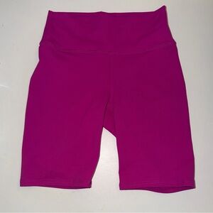 Fabletics Women's Magenta Bike Shorts